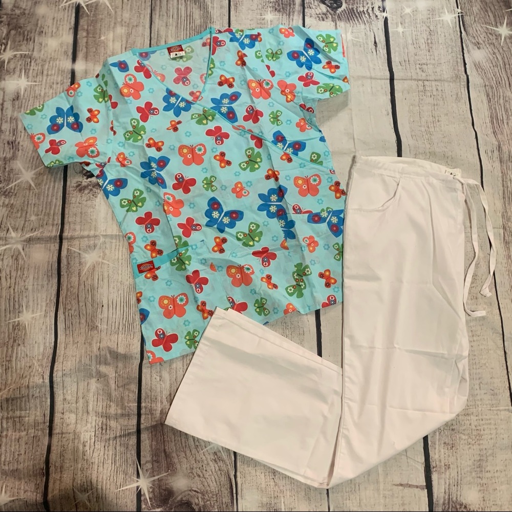 NEW SMALL DICKIES SCRUB TOP & PANTS